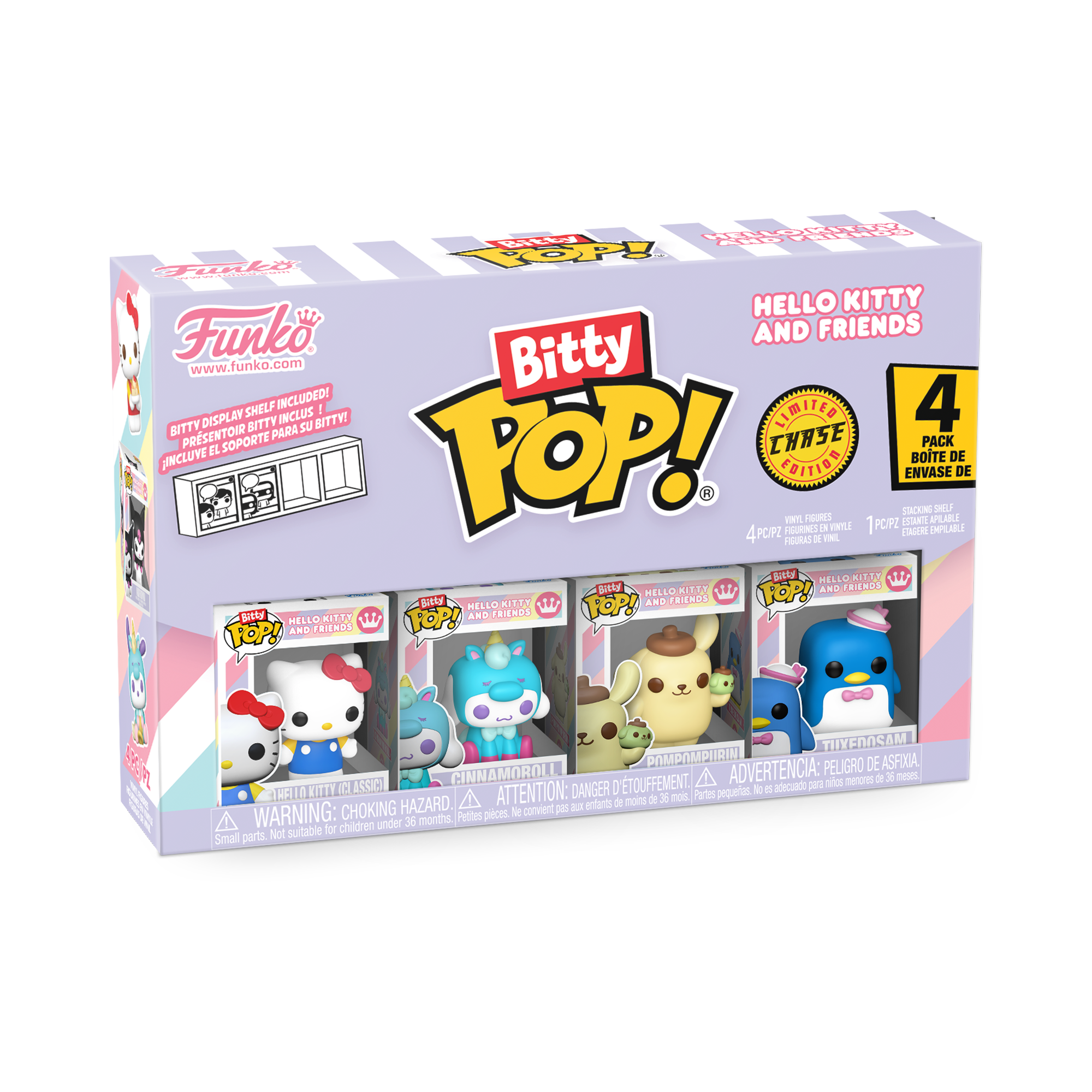 Pack Funko Bitty Pop ! Sanrio Hello Kitty, Kuromi Et Amis - 4 Figurines - Neuf