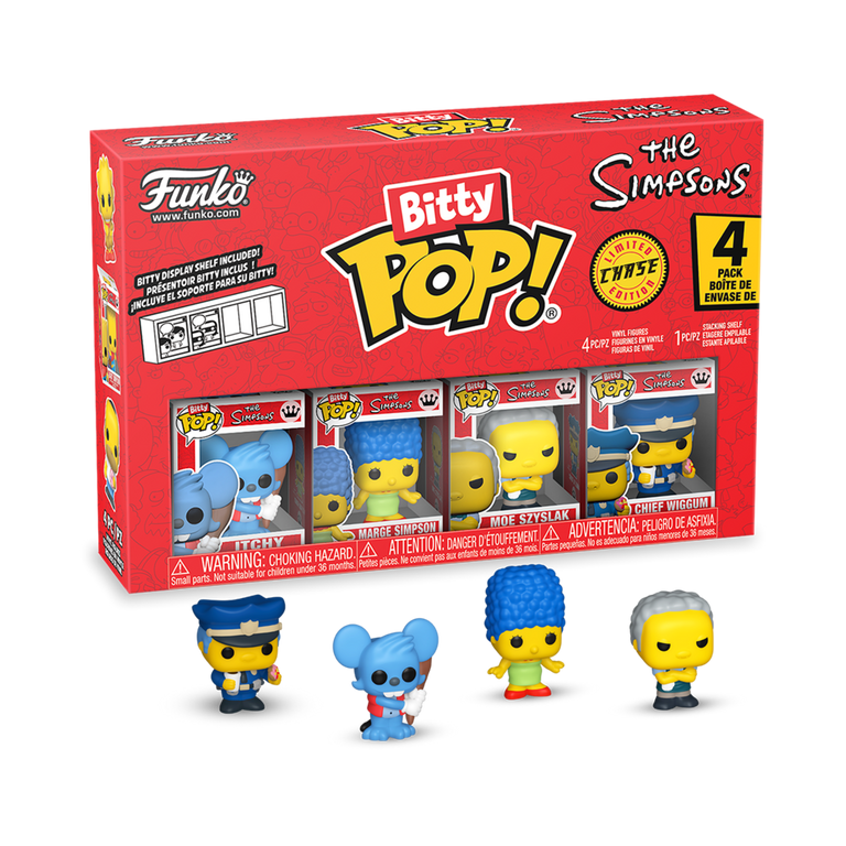 Funko Pop シンプソンズ 4点セット Funko Bitty POP! The Simpsons Vinyl Figure Set 4-Pack (Itchy