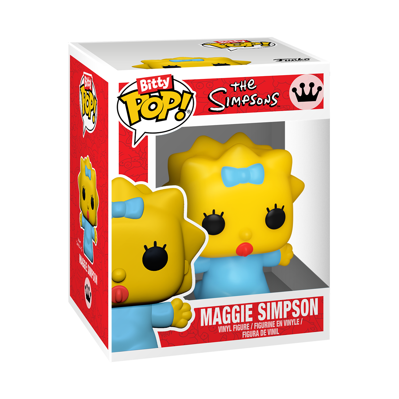Funko Bitty POP! The Simpsons Vinyl Figure Set 4-Pack (Maggie Simpson, Homer Simpson, Barney Gumble