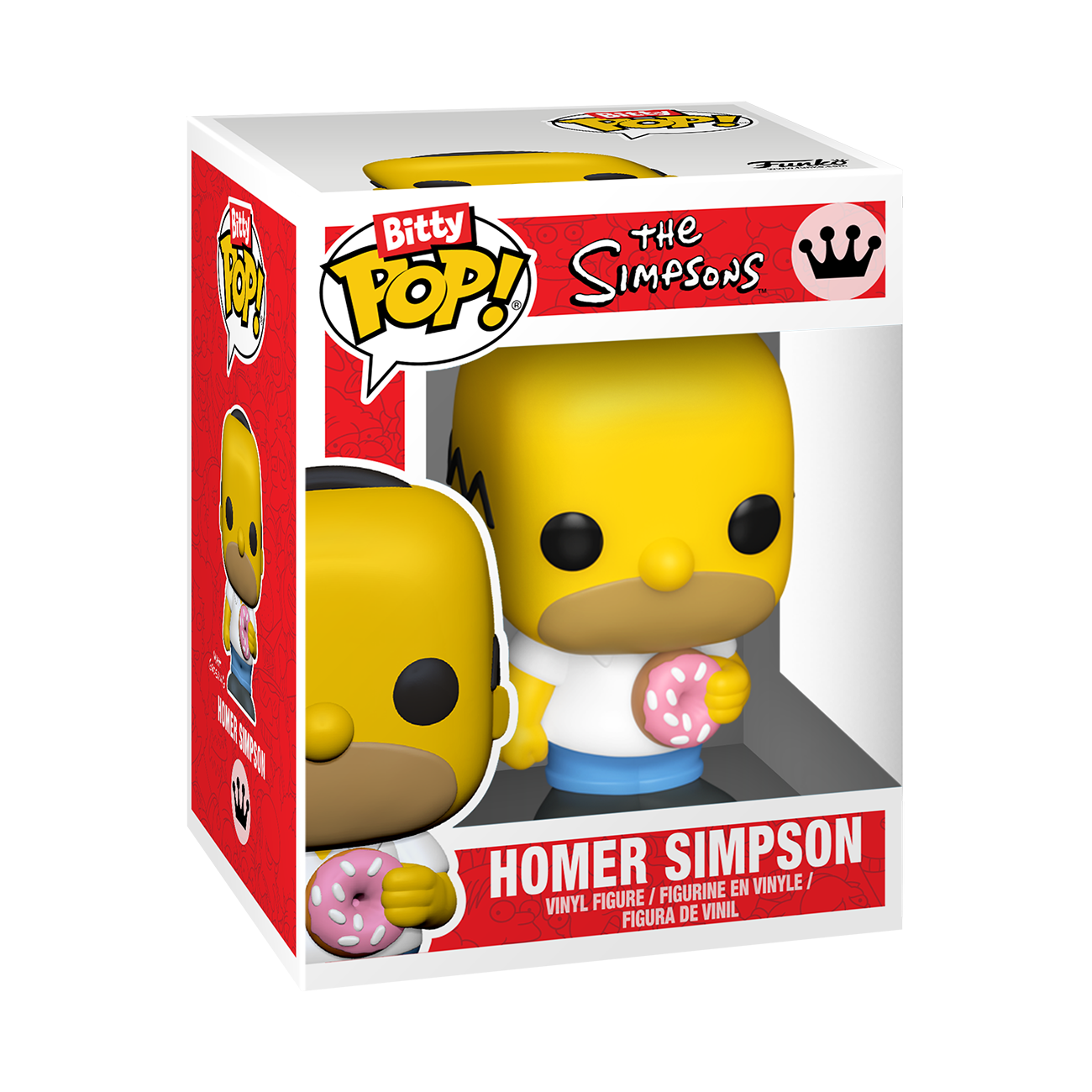 Funko Bitty POP! The Simpsons Vinyl Figure Set 4-Pack (Maggie Simpson, Homer Simpson, Barney Gumble