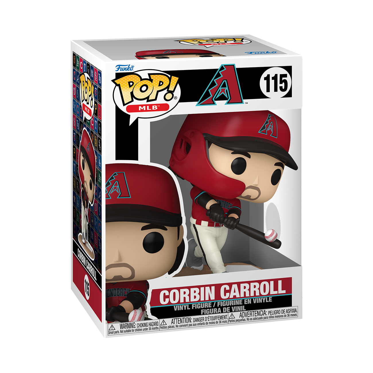 Funko POP! MLB: Arizona Diamondbacks Corbin Carroll 4.5-in Vinyl Figure