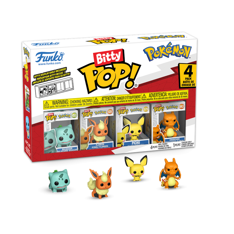 Funko Bitty POP! Pokemon Vinyl Figure Set 4-Pack (Bulbasaur