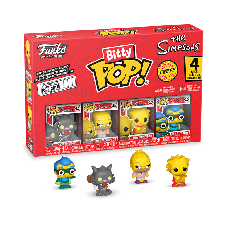 Funko Bitty POP! The Simpsons Vinyl Figure Set 4-Pack (Scratchy