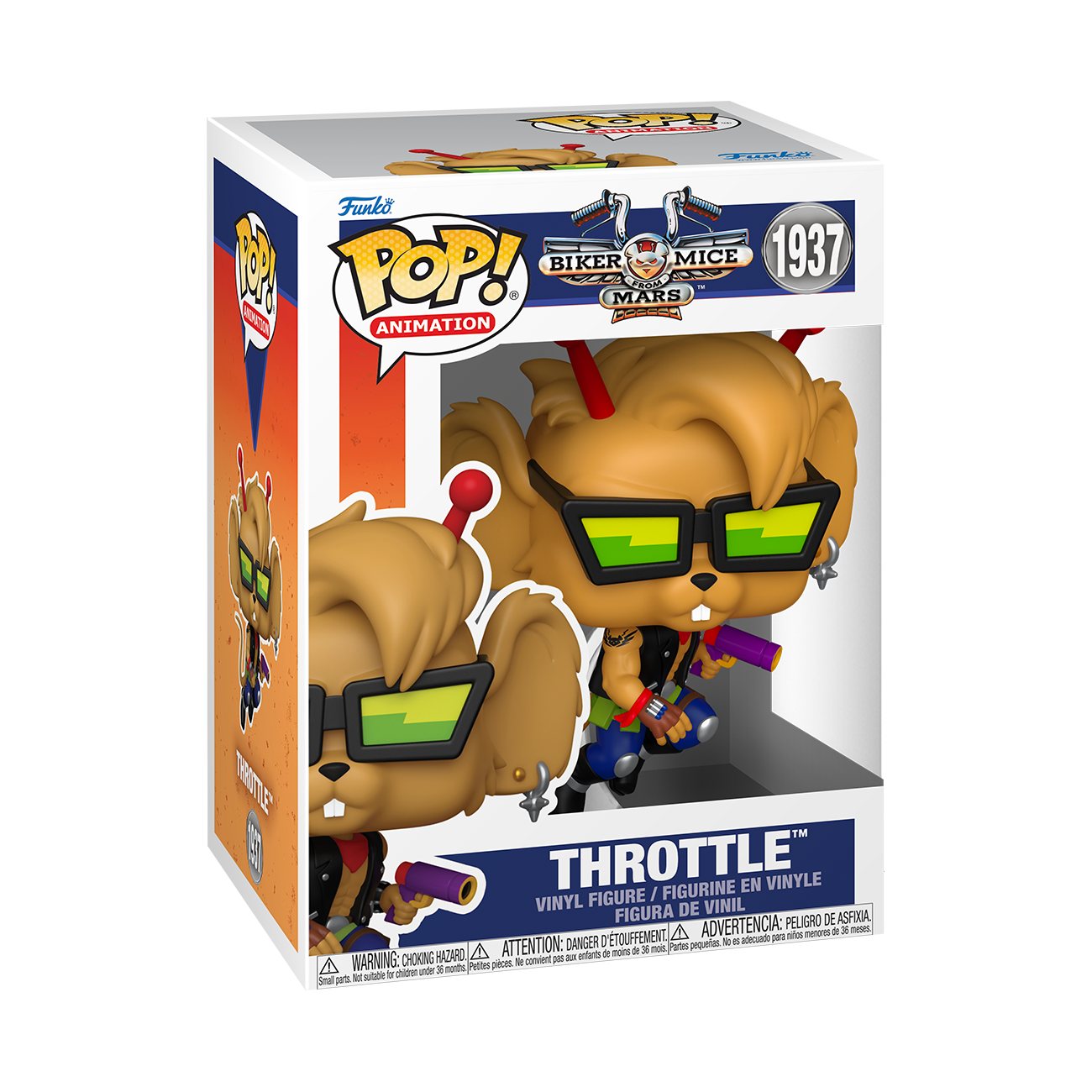 Funko POP! Animation: Biker Mice from Mars Throttle 5-in Vinyl Figure