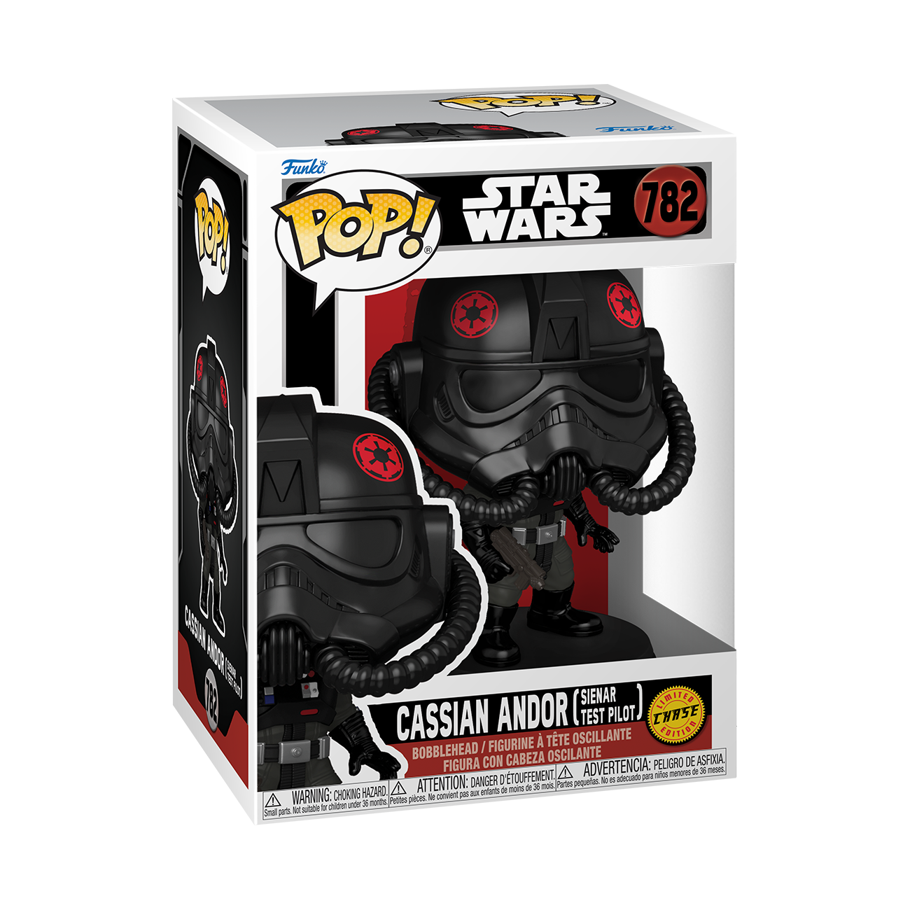 Funko POP! Star Wars: Sienar Test Pilot Andor Cassian Andor (or Chase) 4.6-in Vinyl Figure