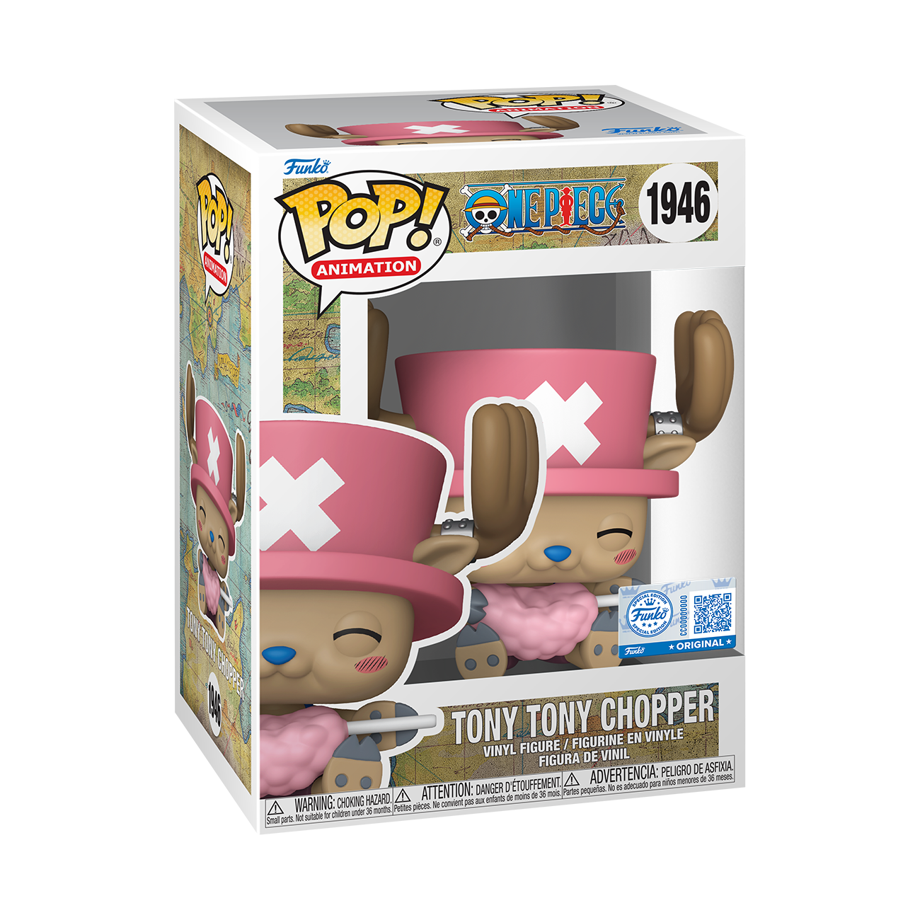 Funko POP! Animation: One Piece Tony Tony Chopper 3.6-in