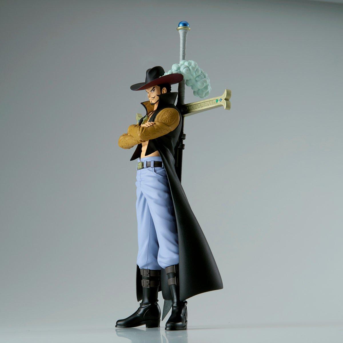 Figurine Rukappu One Piece - Duracule Mihawk - Pré-peinte, Environ 11 Cm - Collection, Décoration Bureau - 4