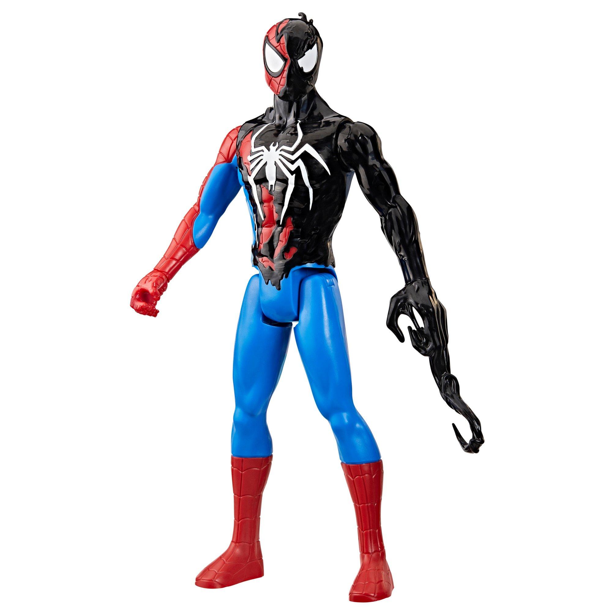 マーベルハスブロスパイダーマンタイタンヒーローシリーズDeluxe Venom Amazon.com: Hasbro Spiderman Titan Deluxe Venom : Toys & Games