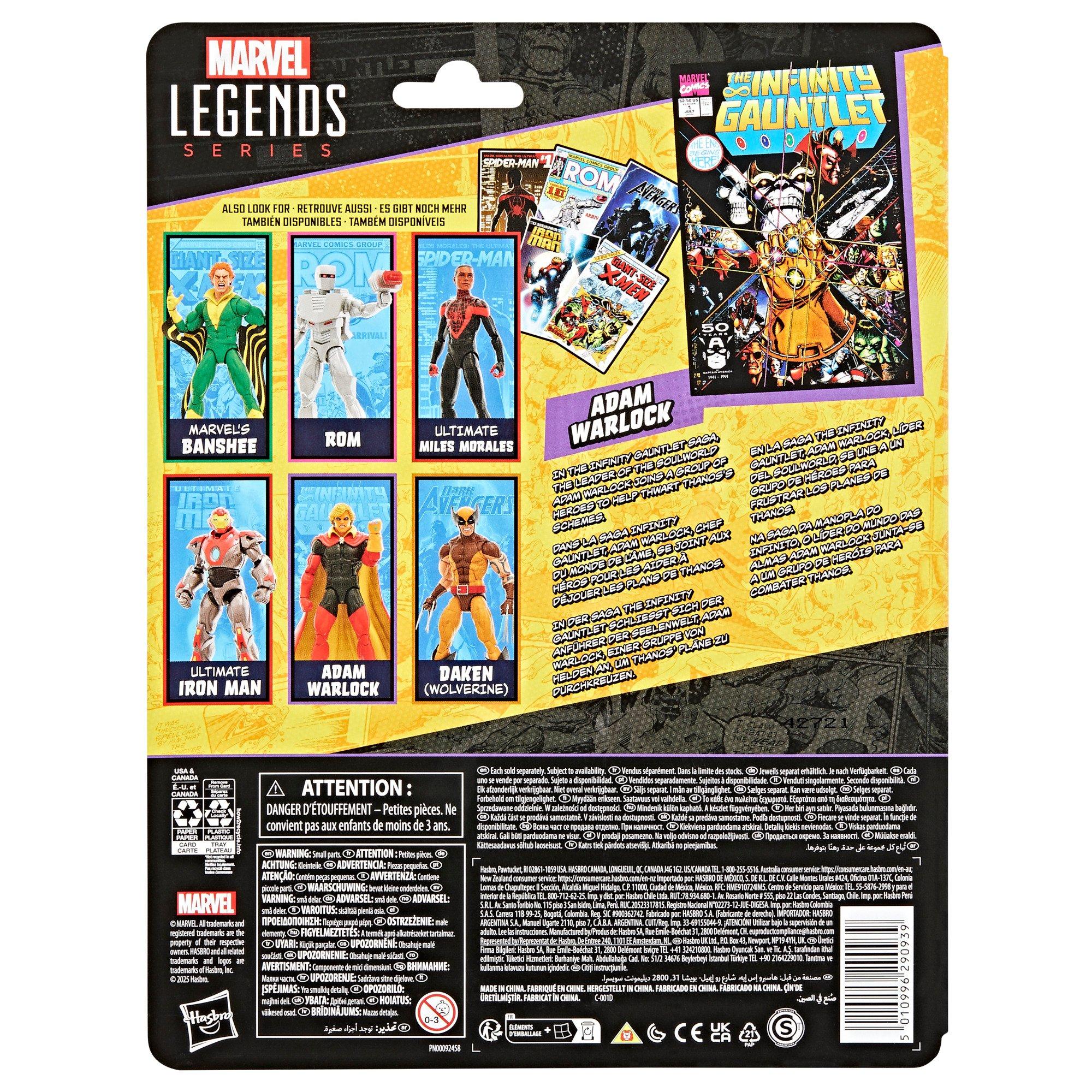 Hasbro Marvel Legends Infinity Gauntlet Adam Warlock 6-in Action Figure