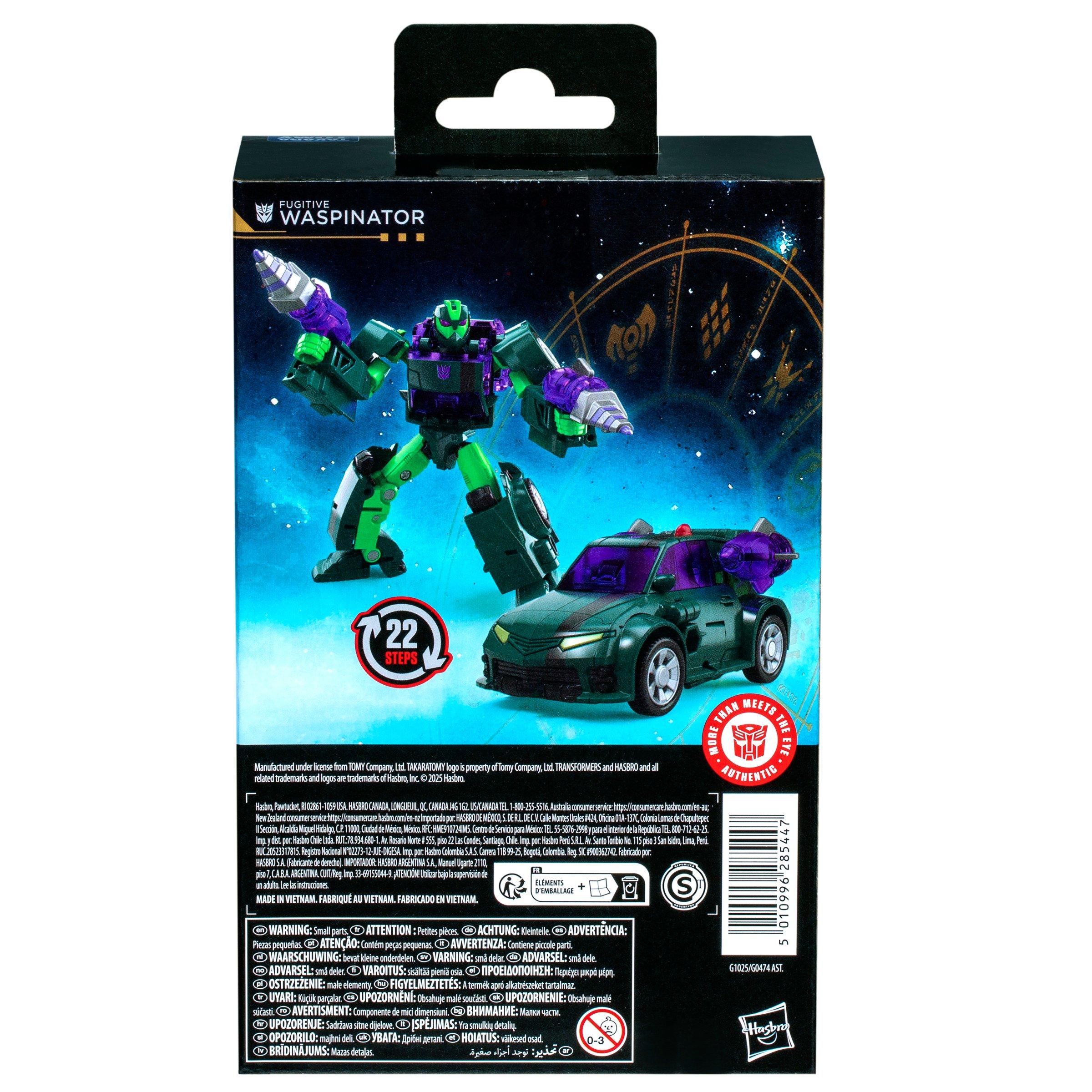Hasbro Transformers Generations Age of the Primes Deluxe Class Fugitive Waspinator 5.5-in Action Figure