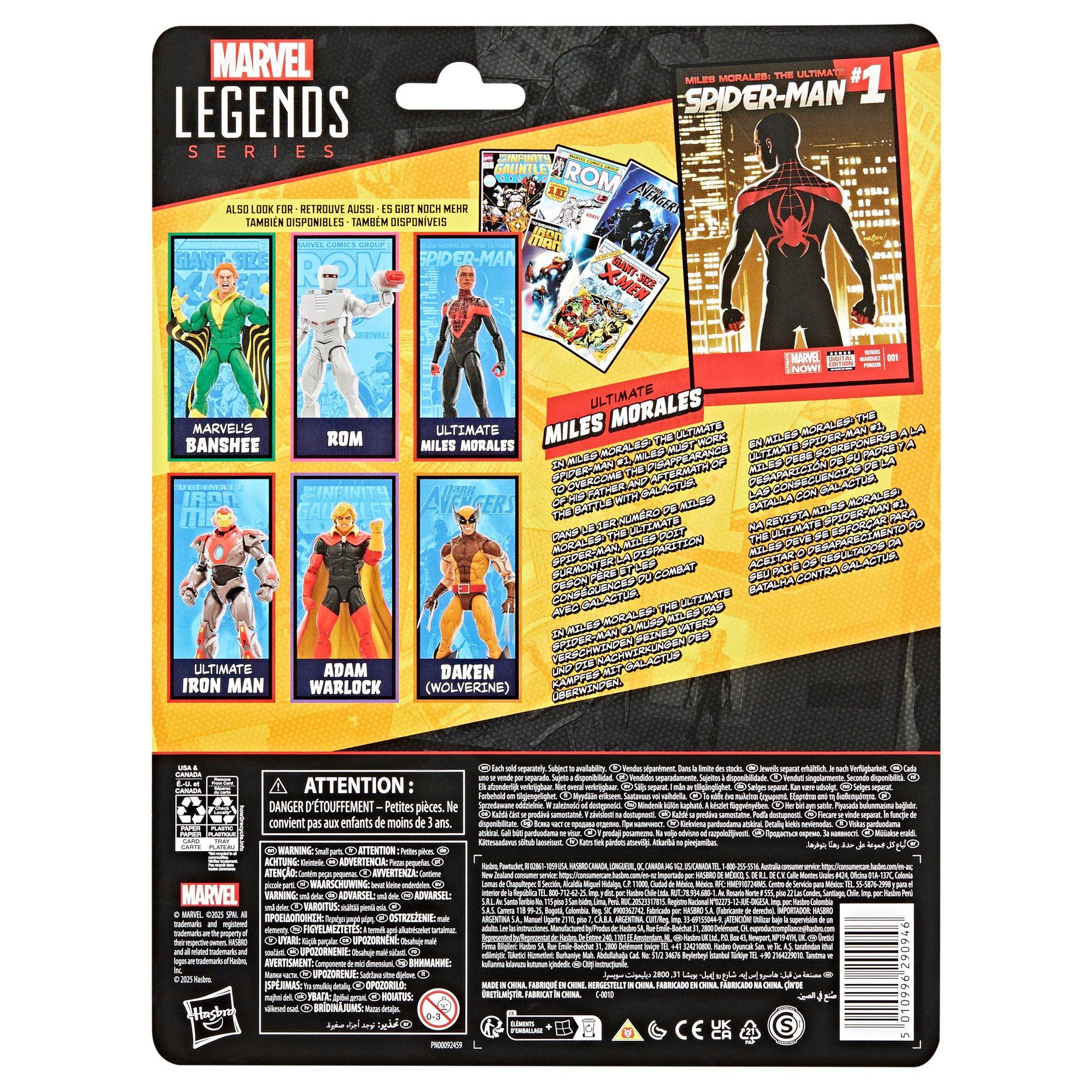 Hasbro Marvel Legends Ultimate Spider-Man Miles Morales 6-in Action Figure