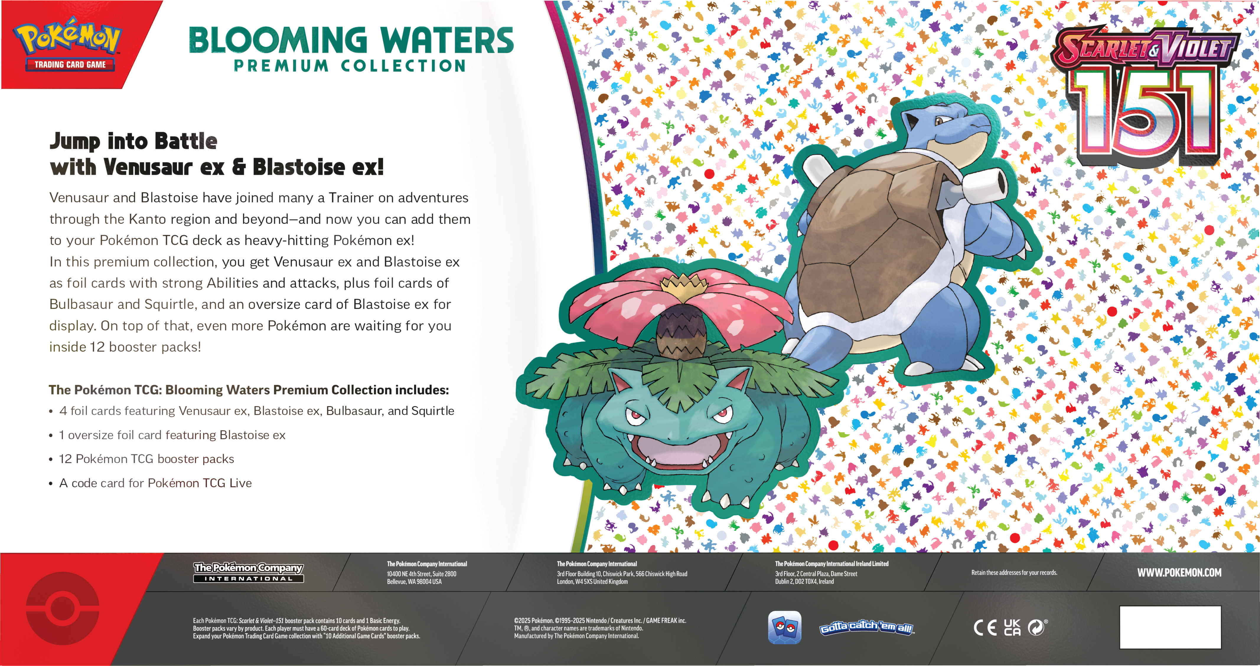 Pokemon Trading Card Game: Blooming Waters Premium Collection