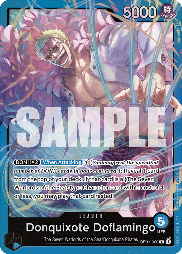 One Piece Card Game: Blue Donquixote Doflamingo Starter Deck (ST-17)