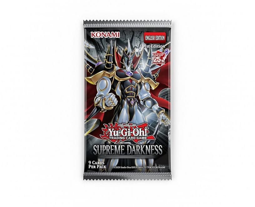 supreme darkness yugioh card list & price The Top 10 Most Valuable Cards In Supreme Darkness It also continues the 25th Anniversary Celebration by including 25 Quarter Century Secret Rares Yu-Gi-Oh! Supreme Darkness (Booster Box)