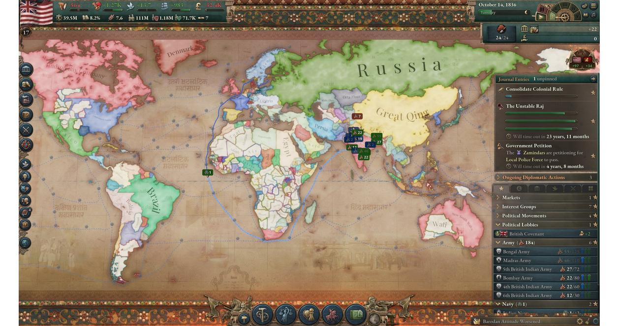 Victoria 3: Pivot of Empire - PC Steam