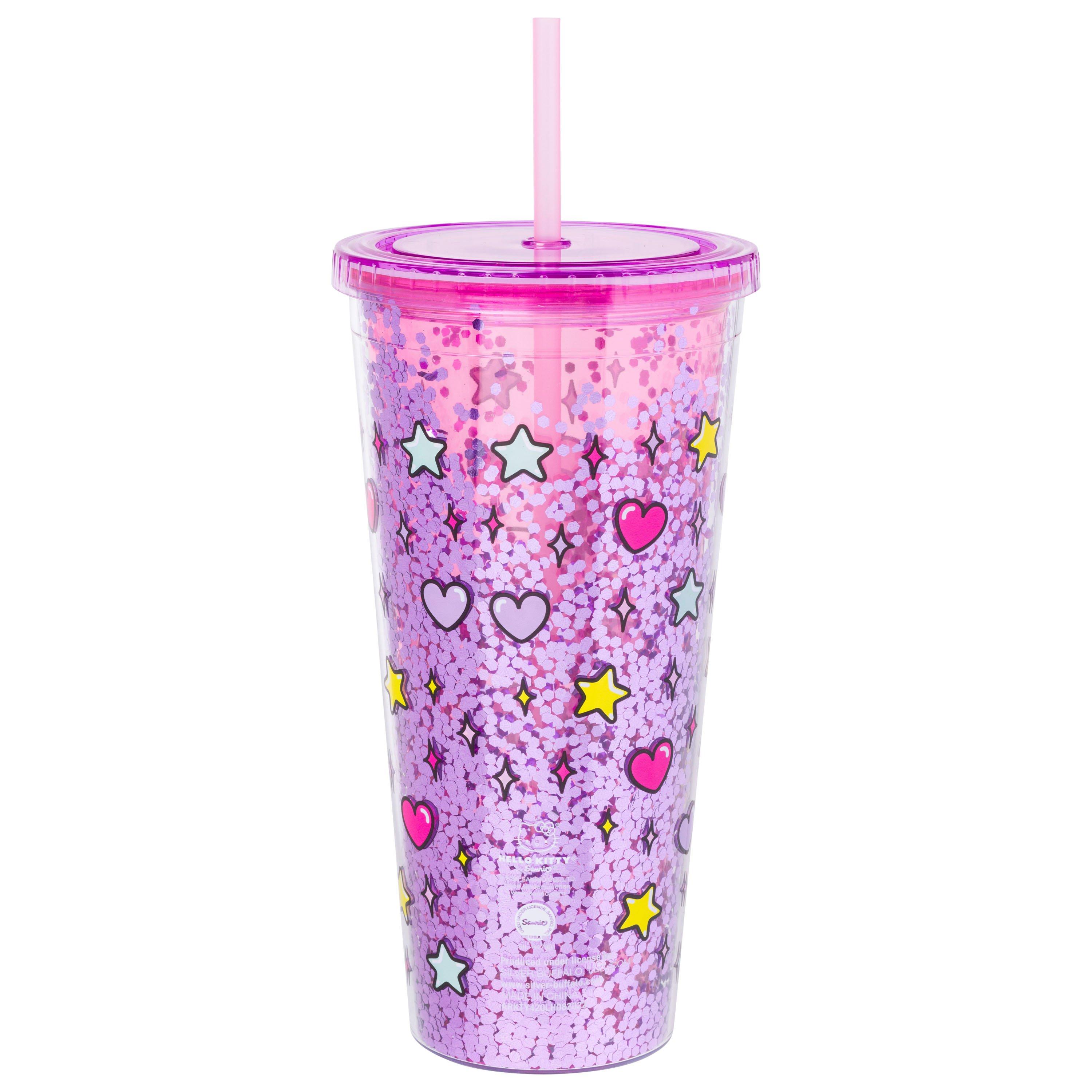 Sanrio Hello Kitty Rainbow Treats and Stars 32oz Confetti Cold Cup