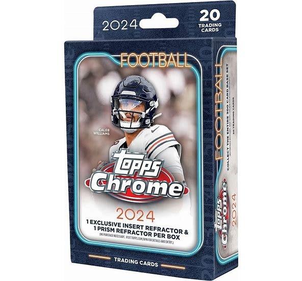 2024 Topps Chrome NFL Football Hanger Box | GameStop
