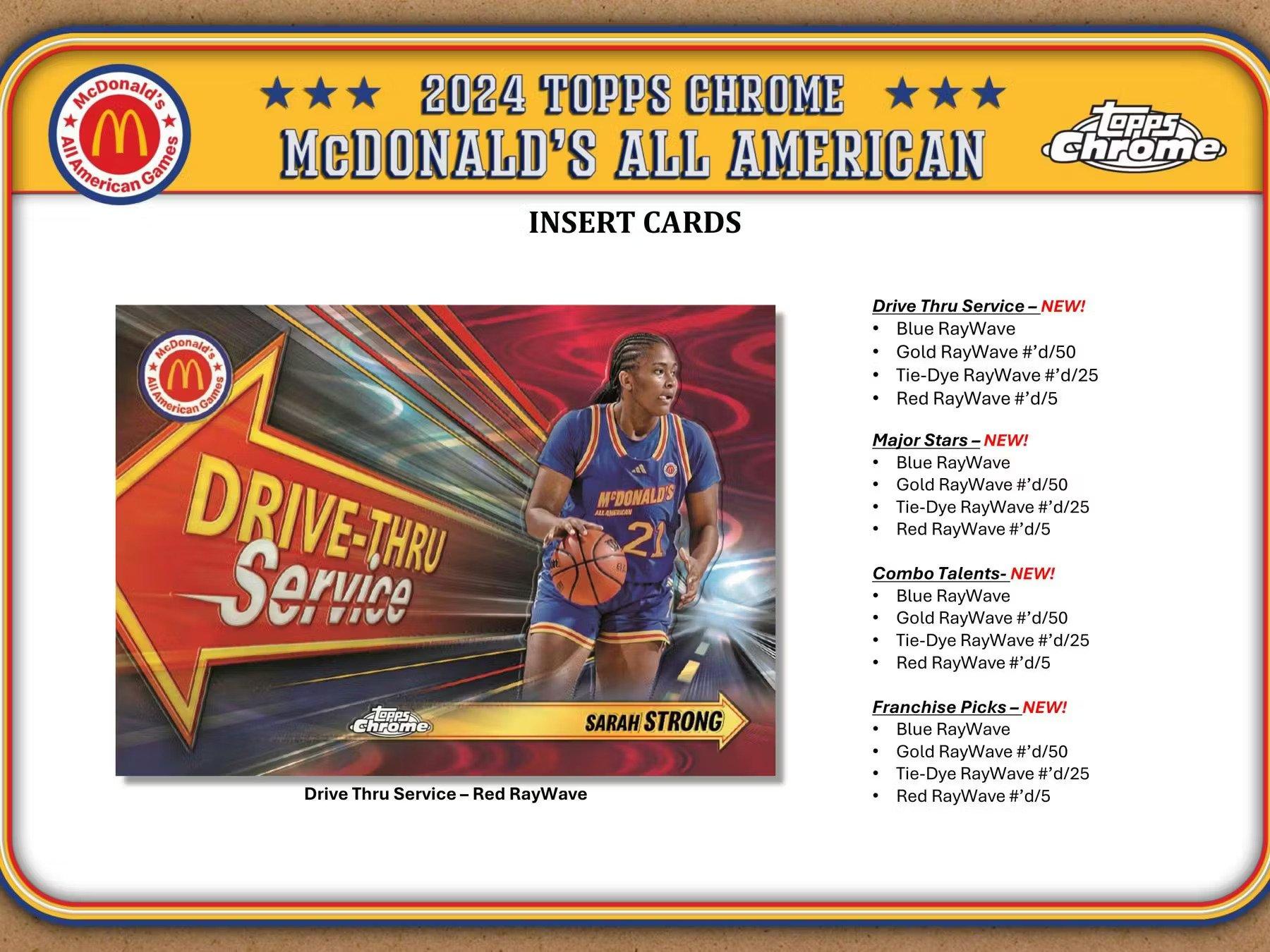 2024 Topps Chrome McDonalds All-American Monster Basketball Hobby Box