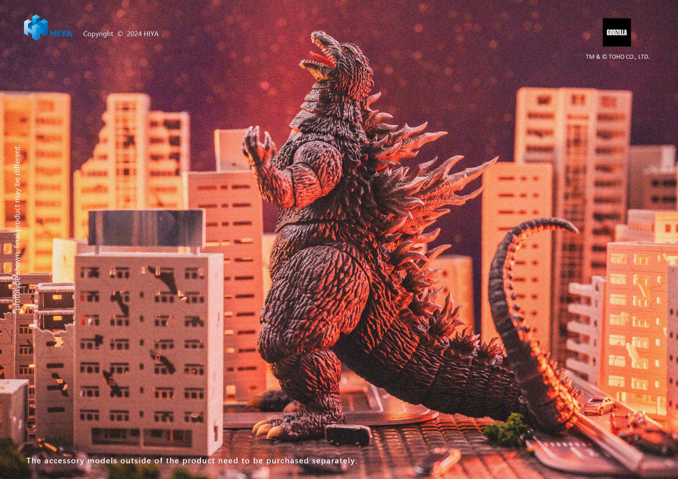 HIYA Godzilla vs Mechgodzilla 2002 Godzilla PX Previews Exclusive 7-in Action Figure