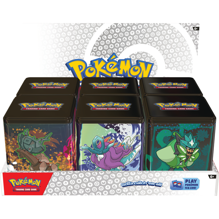 Pokemon Trading Card Game Stacking Tin 2025 (Styles May Vary