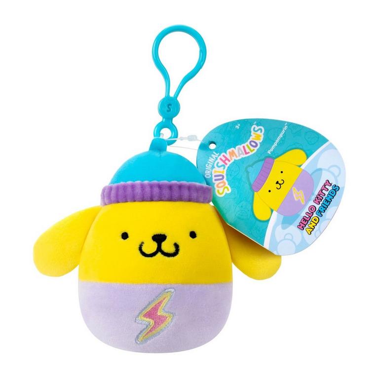 Jazwares Squishmallows Sanrio Hello Kitty and Friends Tropical Food Treats Clip-On 3.5-in Plush (Styles May Vary)