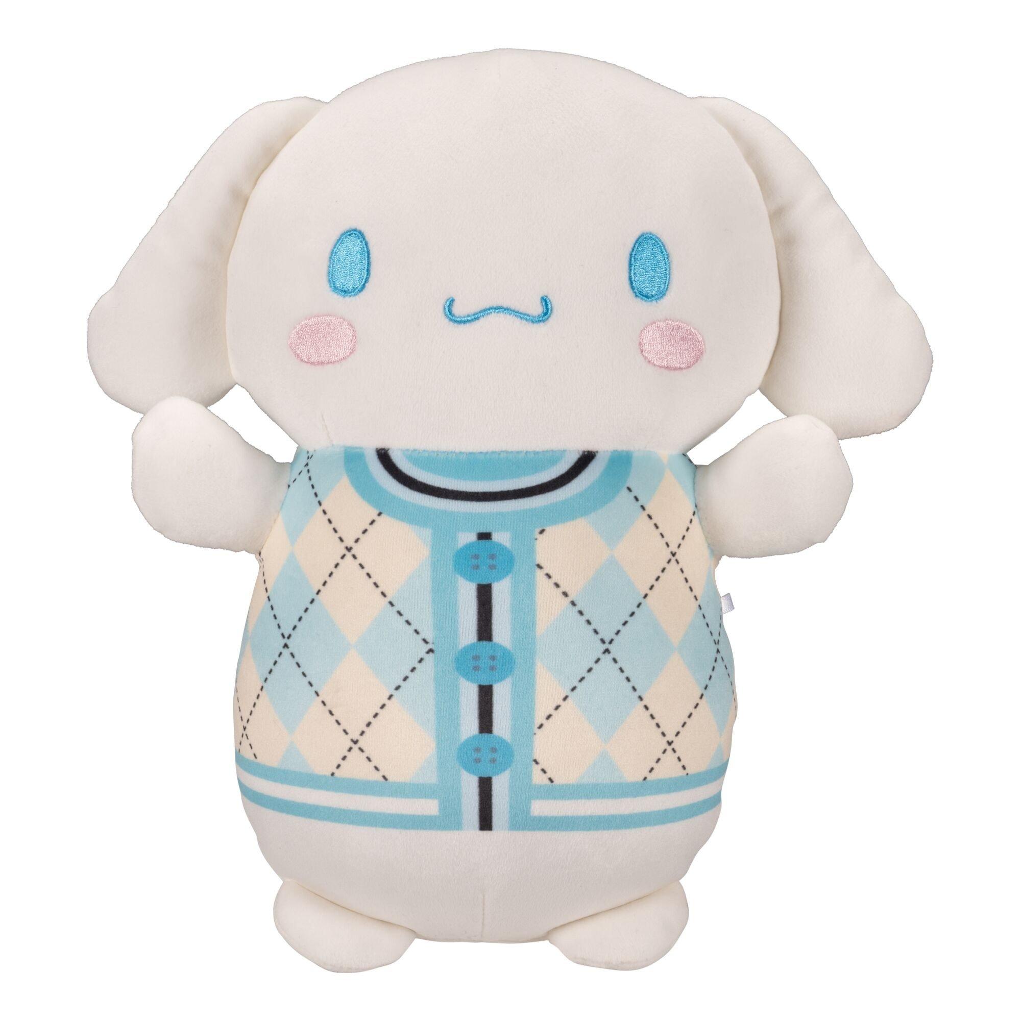 Squishmallows HugMees Sanrio Hello Kitty Plaid Cinnamoroll 10-in