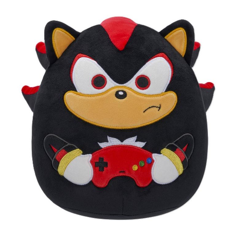 シャドウ　ソニックザヘッジホッグ　Squishmallows ぬいぐるみ Squishmallows Sonic the Hedgehog Shadow Holding Gamer Console 8-in