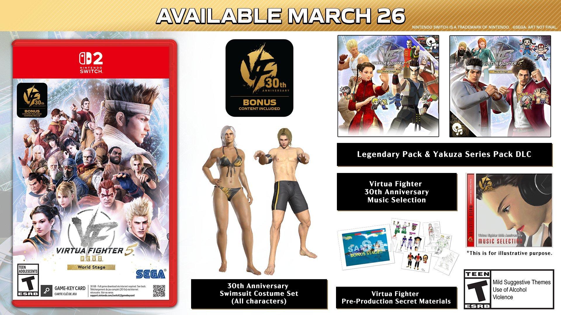 Virtua Fighter 5 REVO World Stage 30th Anniversary Edition - Nintendo Switch 2