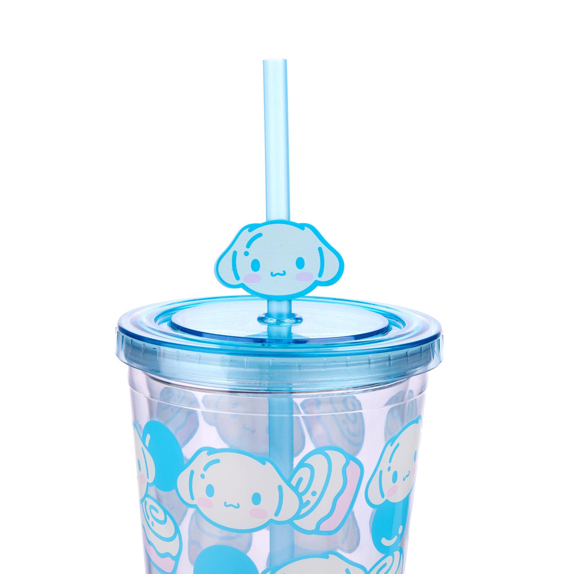 Sanrio Cinnamoroll Boba Tumbler with Straw Charm