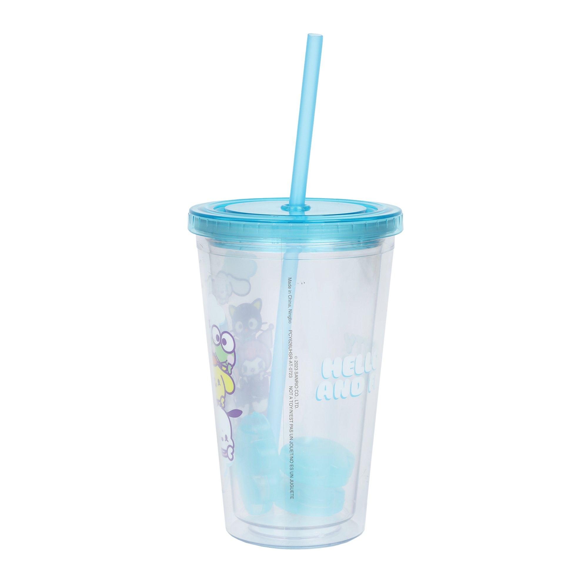 Sanrio Blue with Plastic Ice Cubes