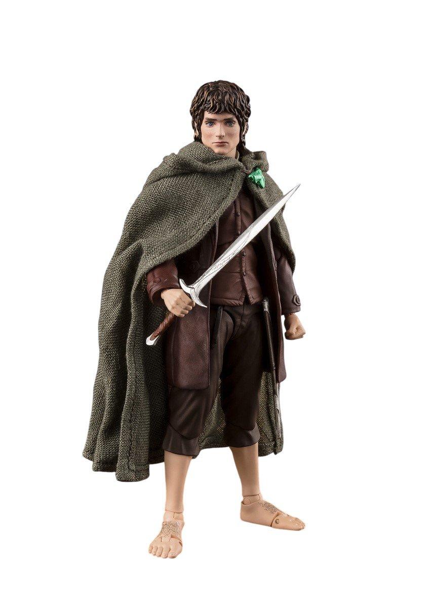 Bandai Tamashii Nations S.H.Figuarts The Lord of The Rings: The Fellowship of The Ring Frodo Baggins and Gollum 4.72-in Action Figure Set