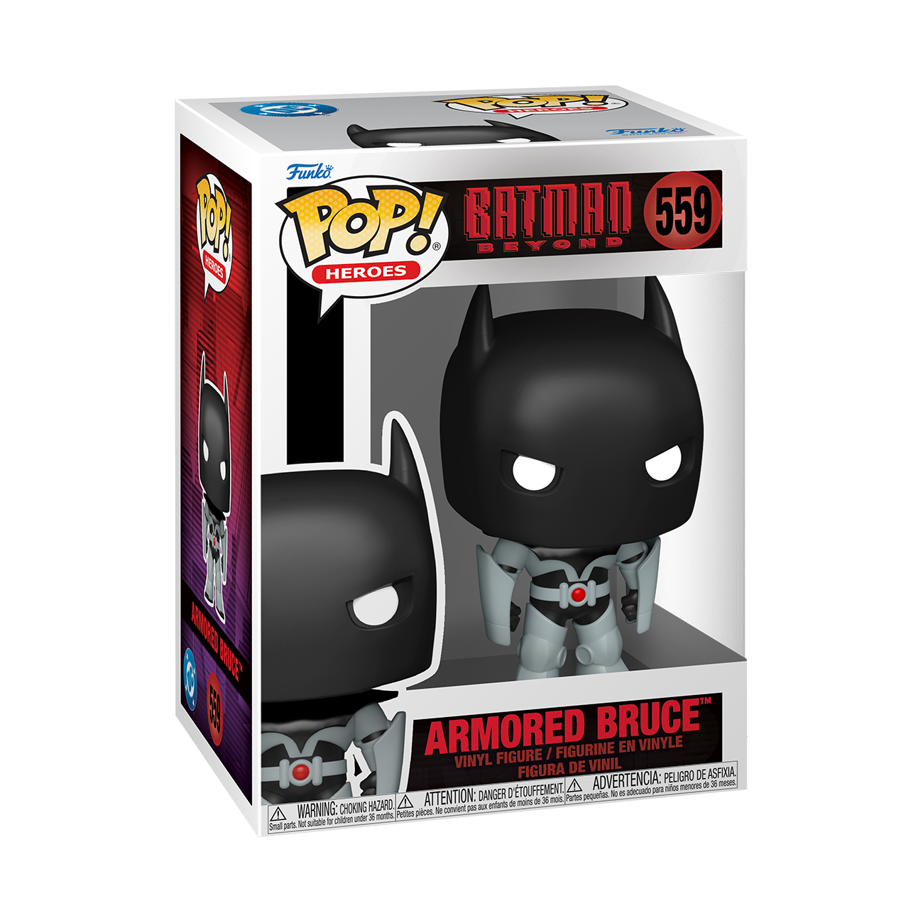 Funko POP! Heroes: Batman Beyond Armored Bruce 4.3-in Vinyl Figure