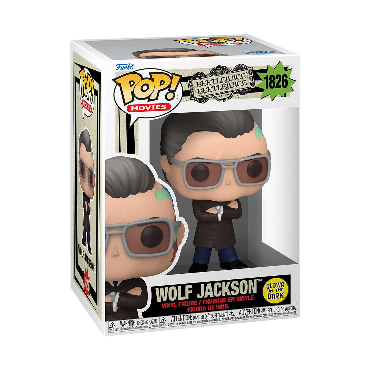 Funko POP! Movies: Beetlejuice Wolf Jackson 4.2-in Vinyl Figure