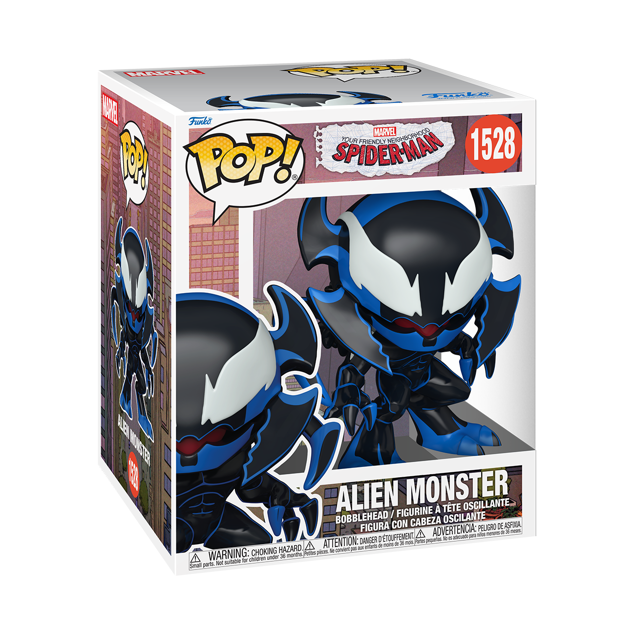 Funko POP! Super: Friendly Neighborhood Spider-Man Alien Monster 5.8-in Vinyl Figure