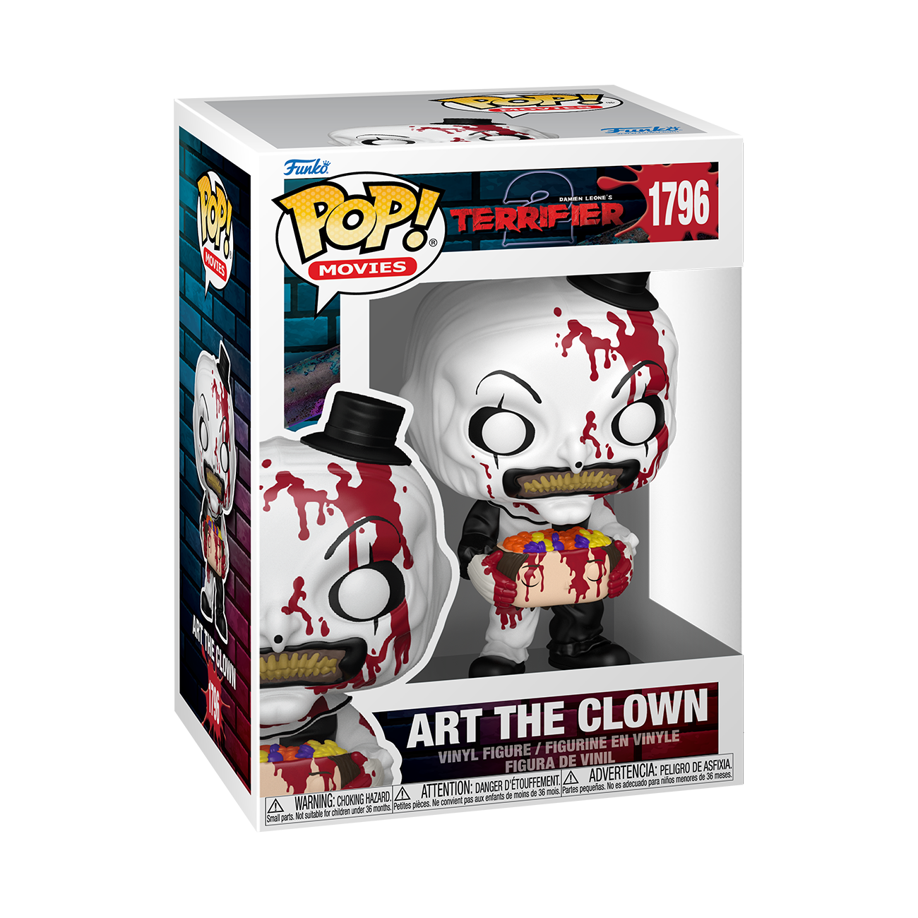 Funko POP! Movies: Terrifier Art the Clown 4.2-in Vinyl Figure