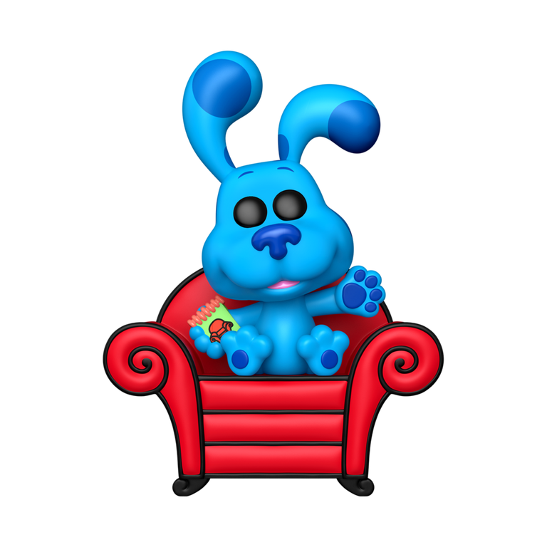 Funko POP! Animation: Blue's Clues Blue with Couch 6.3-in Vinyl