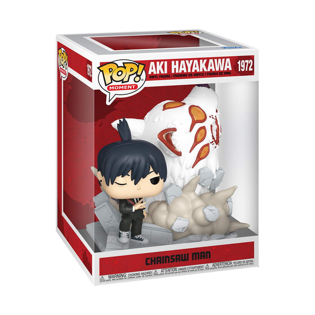 Funko POP! Moment: Chainsaw Man Aki Hayakawa with Fox Devil 6.3-in Vinyl Figure