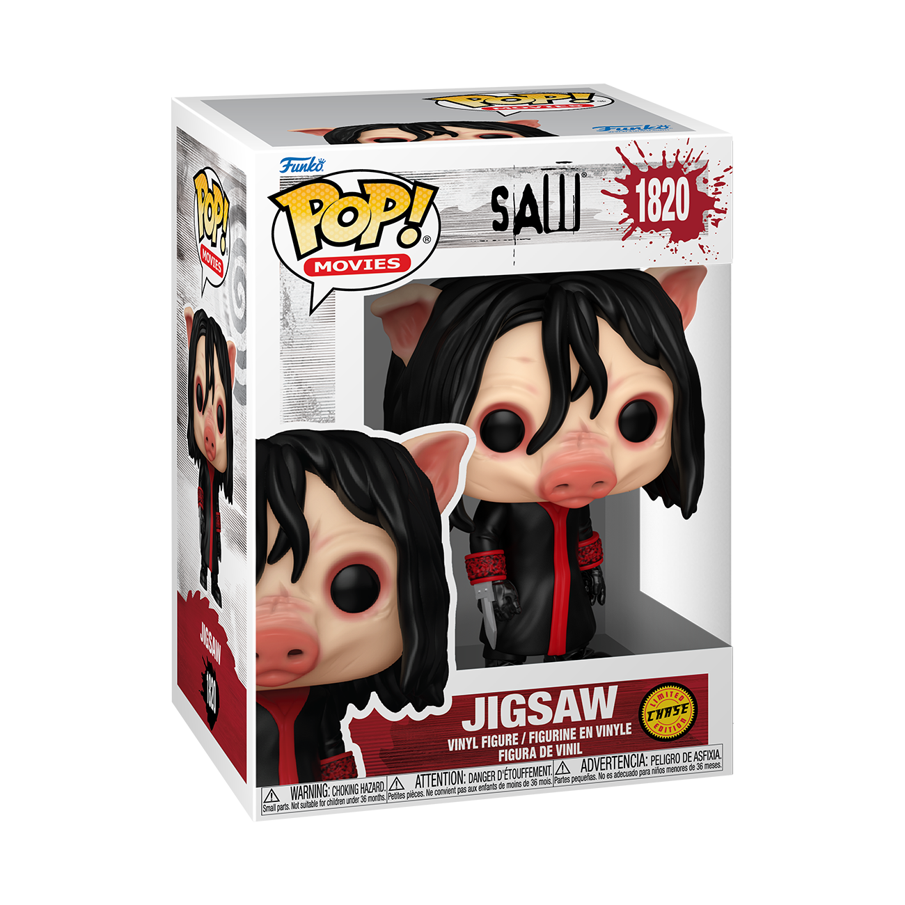Funko POP! Movies: Saw Jigsaw (or Chase) -in Vinyl Figure