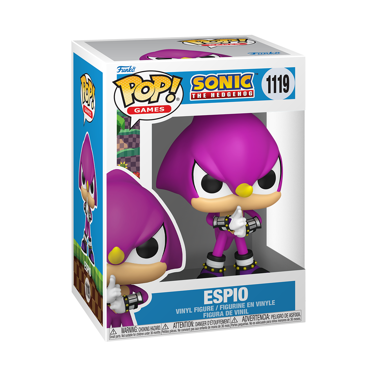Funko POP! Games: Sonic The Hedgehog Espio 4.4-in Vinyl Figure