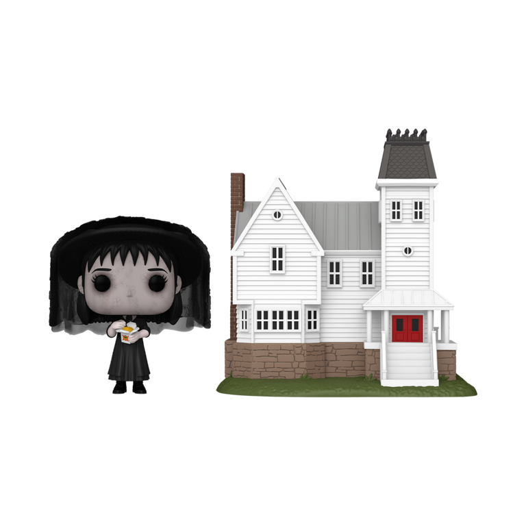 Funko POP! Town: Beetlejuice Lydia Deetz and Maitland House 4.2 and 6-in Vinyl Figure