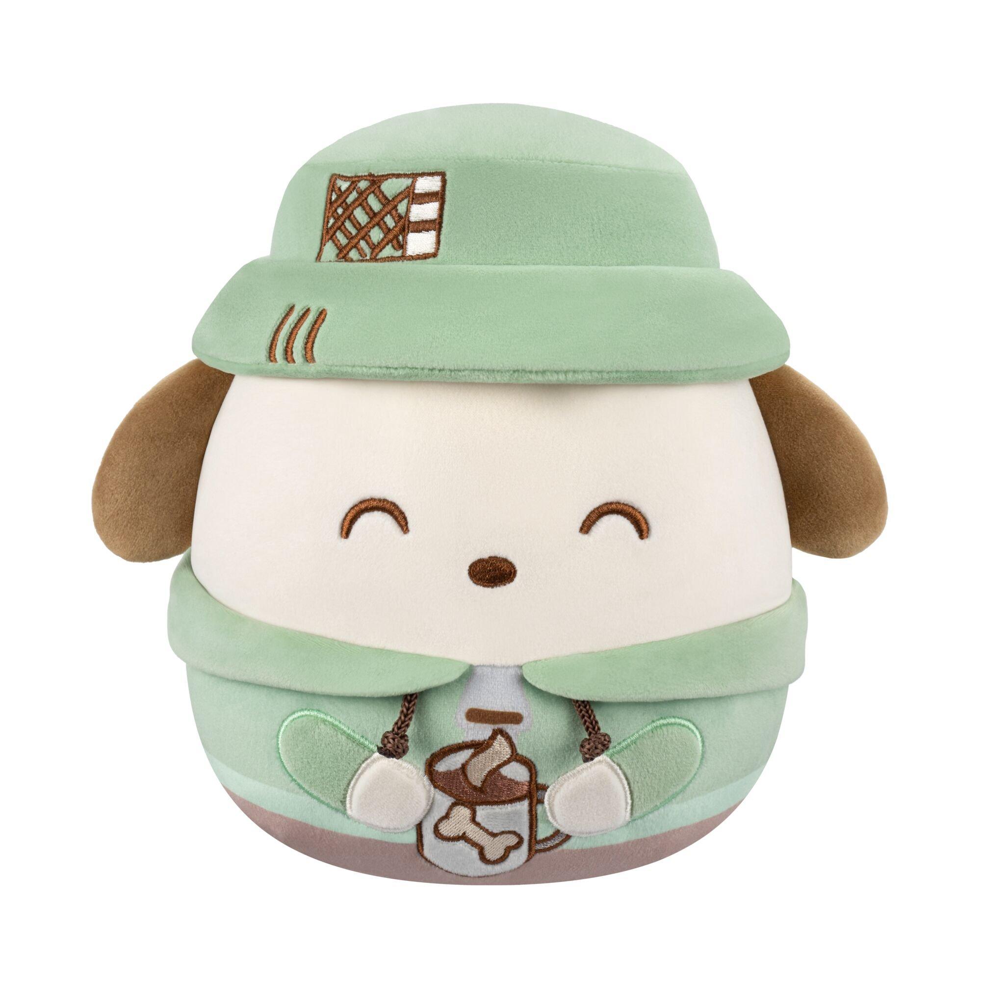 Squishmallows Hello Kitty and Friends Cute Camping Pochacco 8-in Plush
