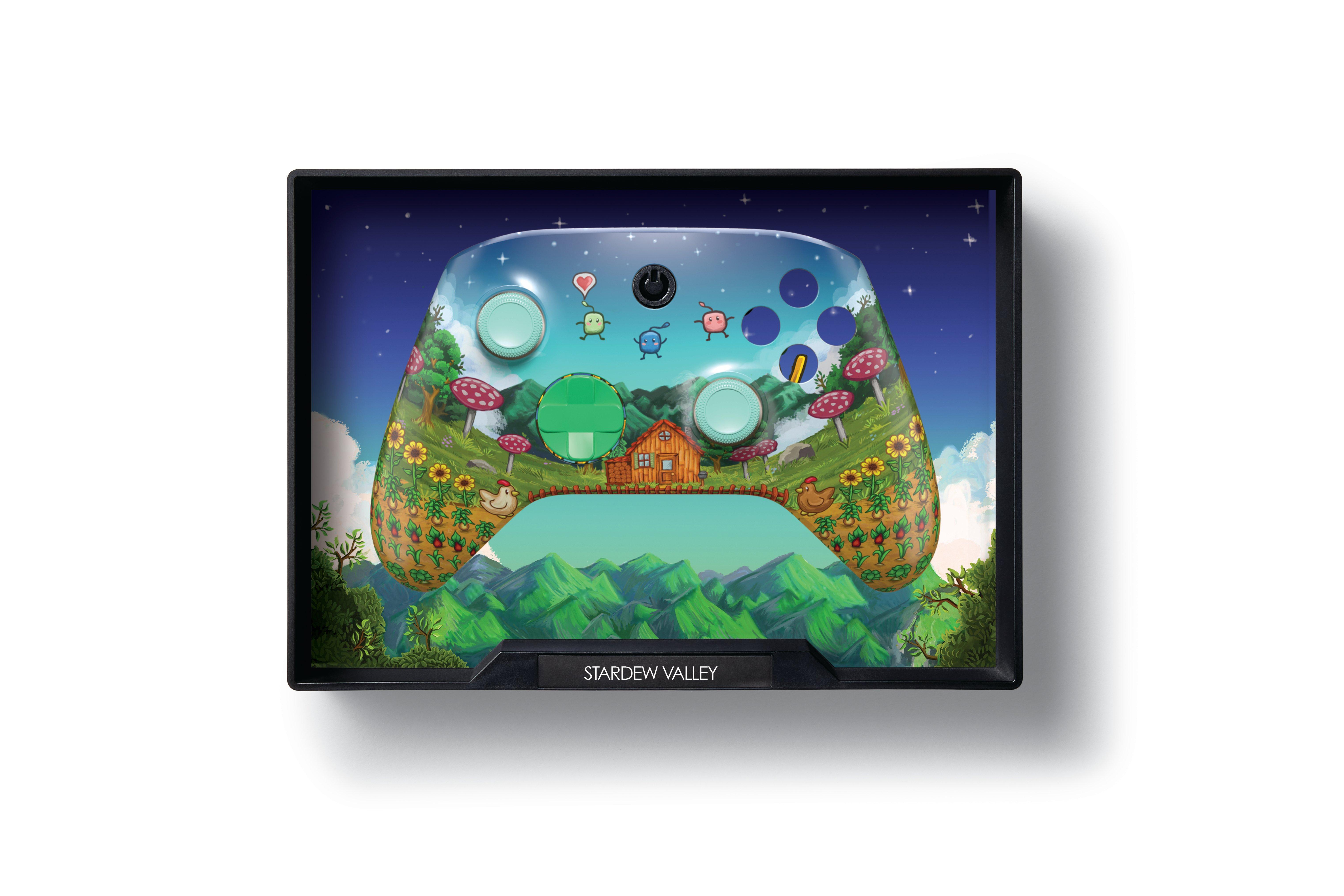 CANDY CON Black Base Unit Controller with Stardew Valley Framed Edition GameStop Exclusive