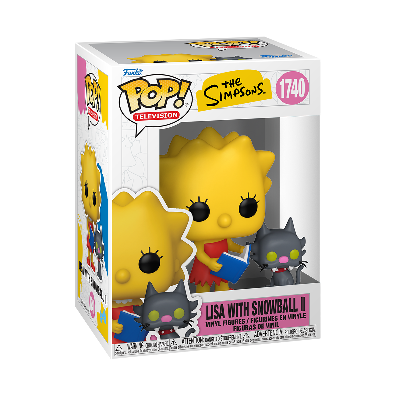 Funko POP! and Buddy: The Simpsons Lisa with Snowball II 3.5 and 1.5-in Vinyl Figure