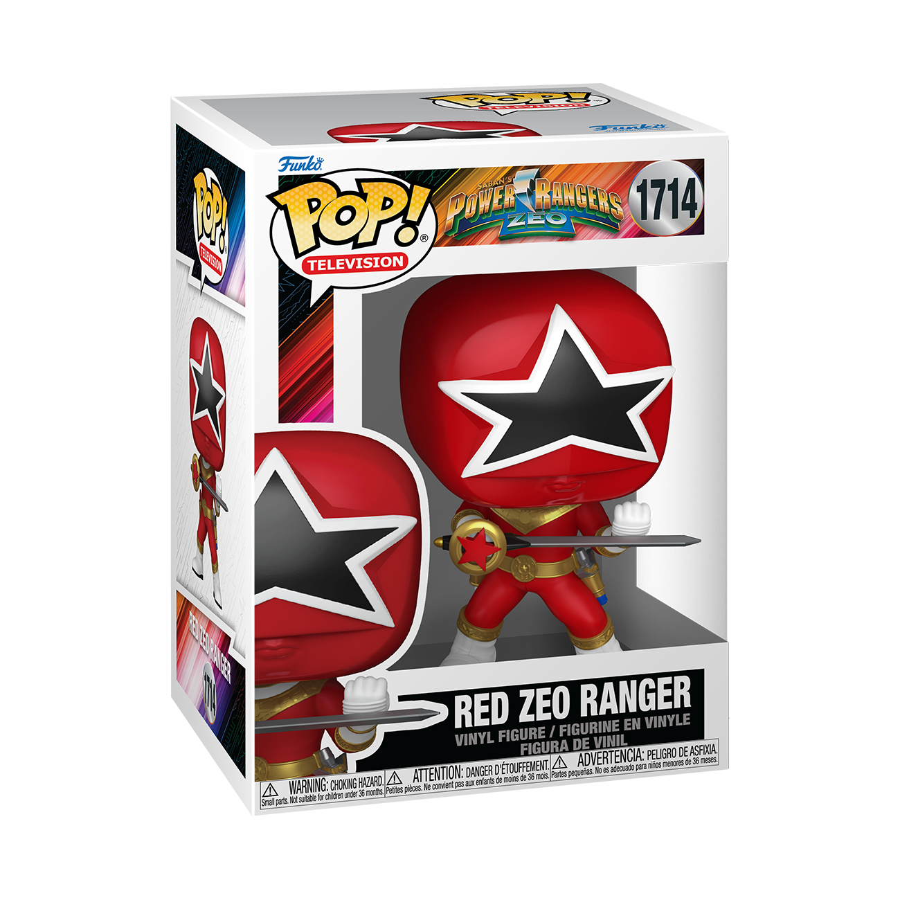 Funko POP! Television: Power Rangers Red Zeo Ranger 3.9-in Vinyl Figure