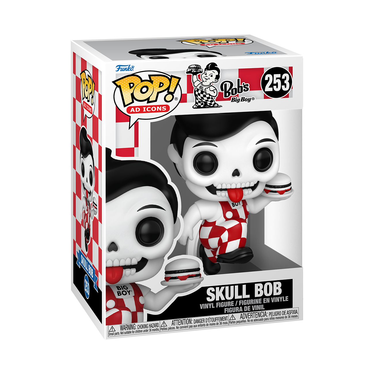 Funko POP! Ad Icons: Big Boy Restaurants International Skull Bob 5.2-in Vinyl Figure
