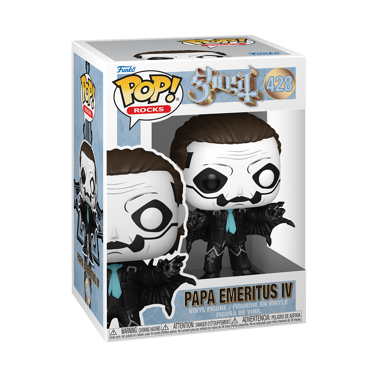 Funko POP! Rocks: Ghost Papa Emeritus IV 3.9-in Vinyl Figure