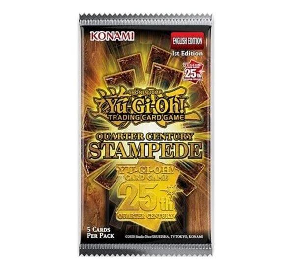Yu-Gi-Oh! Trading Card Game: Quarter Century Stampede Sleeved Booster Pack  | GameStop