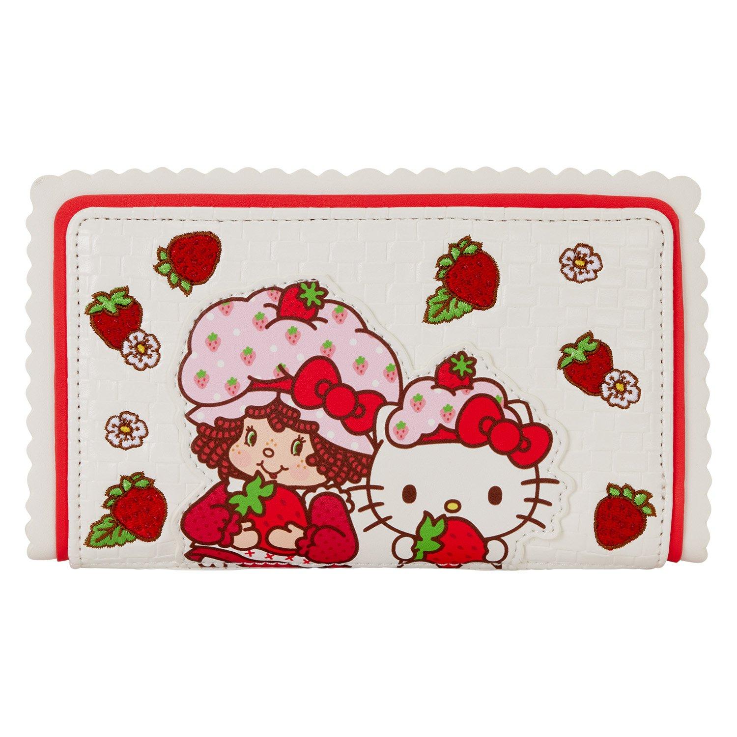 Loungefly Sanrio Hello Kitty and Friends x Strawberry Shortcake Flap Wallet