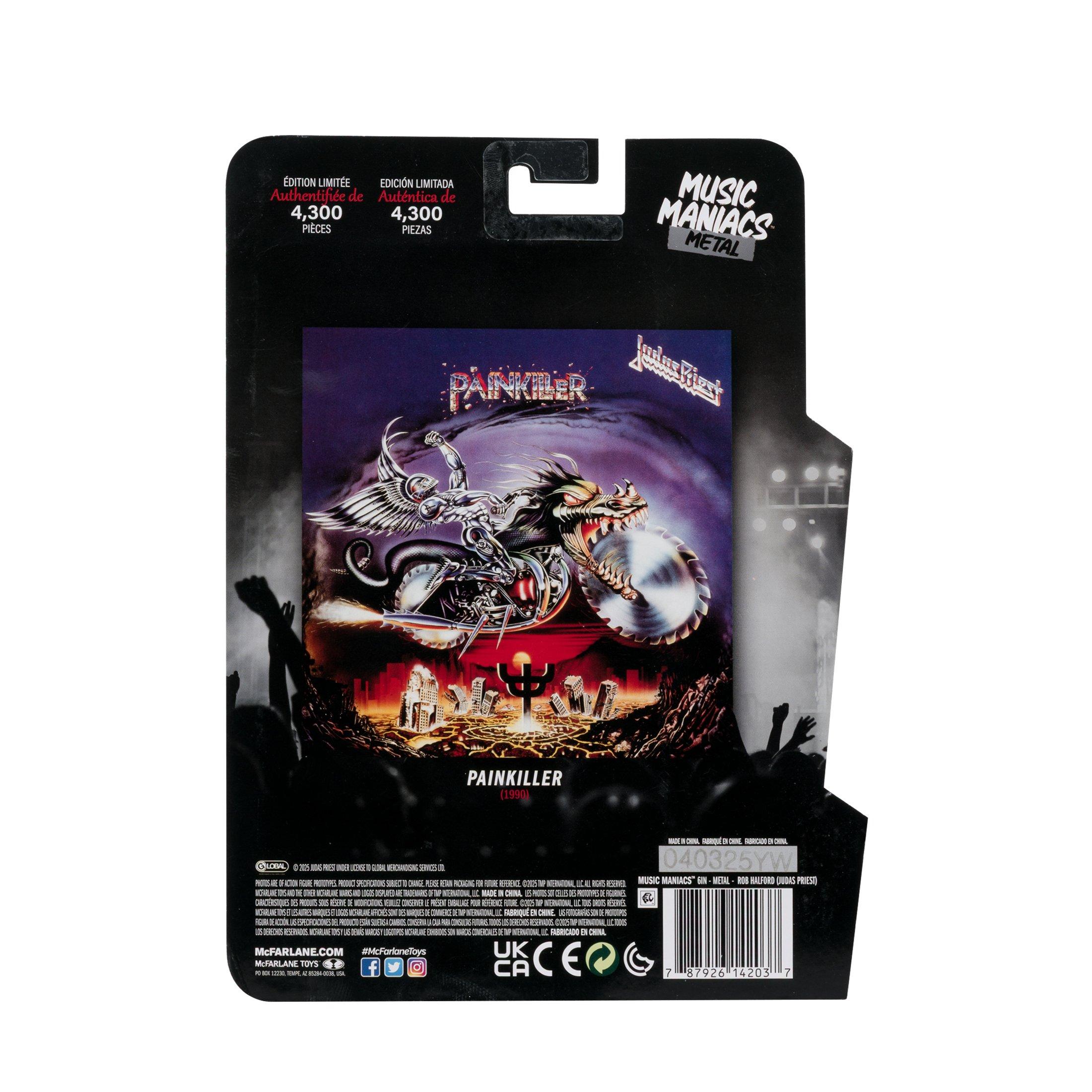McFarlane Toys Music Maniacs Judas Priest Rob Halford 6-in Action Figure