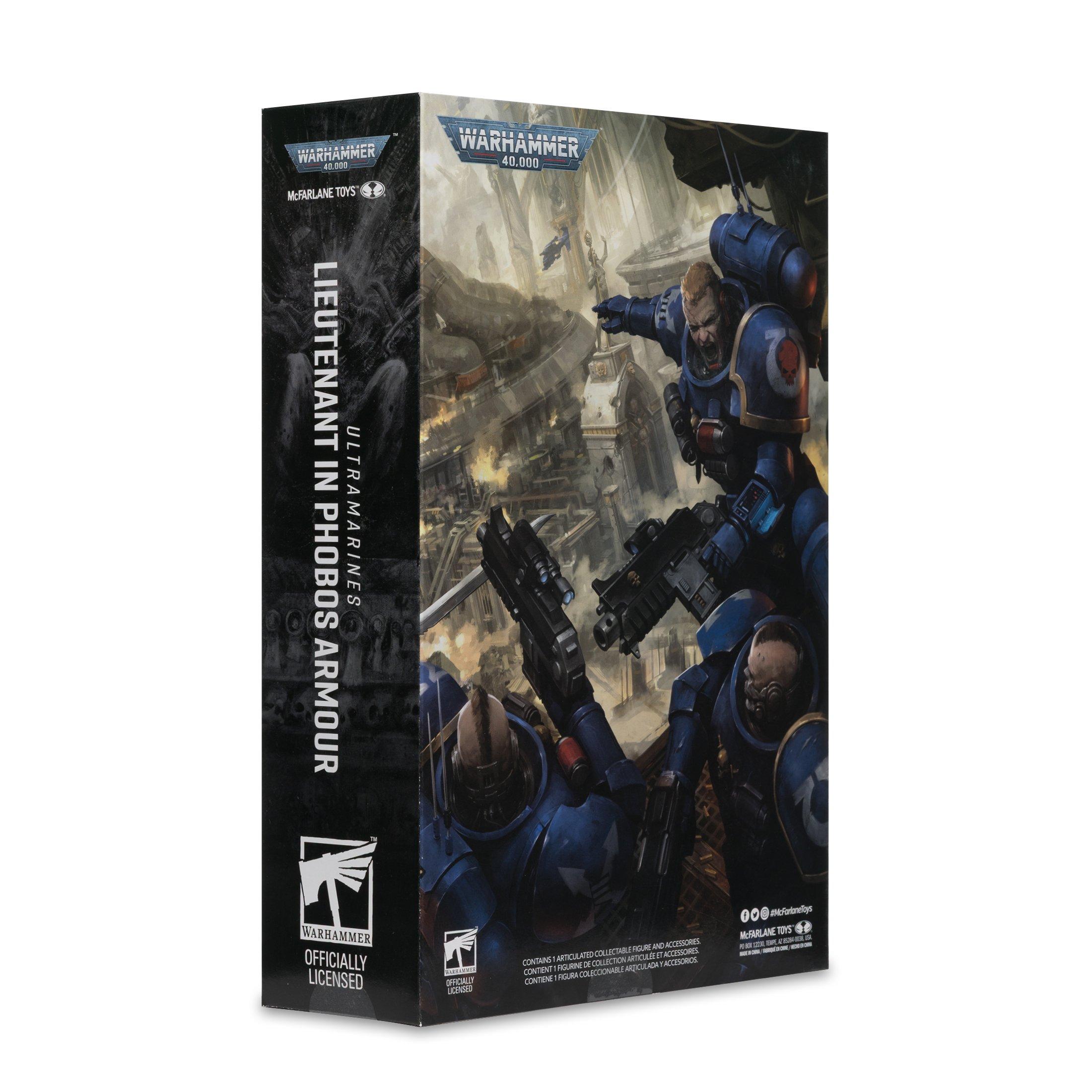 McFarlane Toys Warhammer 40,000 Lieutenants (Space Marine) 7-in Action Figure